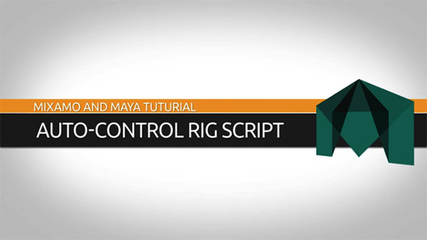 3D Animation Software Tutorial: Maya Auto-Control Rig Script